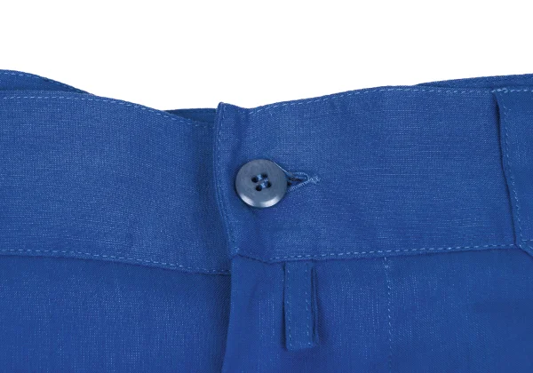 GIANNI VERSACE Silk Linen Three Tuck Pants K-161803_007