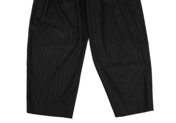 GIANNI VERSACE Wool Striped Three Tuck Pants K-161804_008