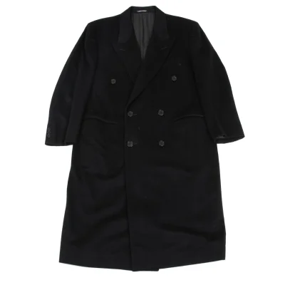 GIANNI VERSACE Cashmere Wool Long Double Coat