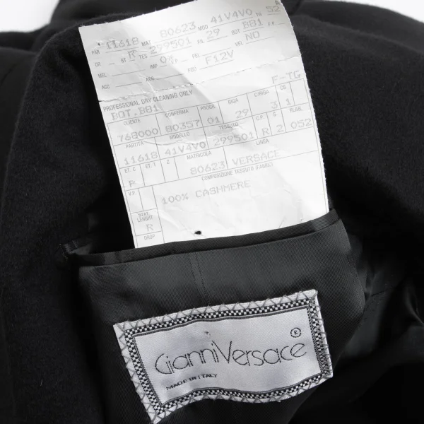 GIANNI VERSACE Cashmere Wool Long Double Coat K-161805_016