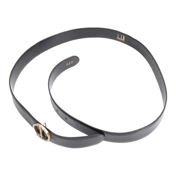 dunhill Logo Buckle Leather Belt K-161810_002
