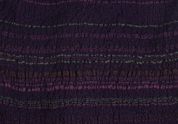 ISSEY MIYAKE me Stripe Printed Cauliflower Sleeveless Shirt K-161811_011