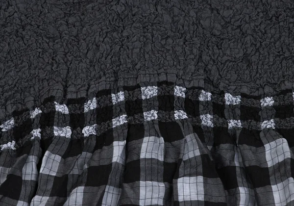 ISSEY MIYAKE me Cauliflower Check Long Shirt K-161816_013