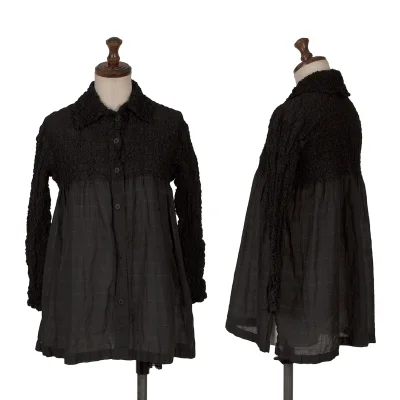 ISSEY MIYAKE me Lame Thread Cauliflower Switch Shirt