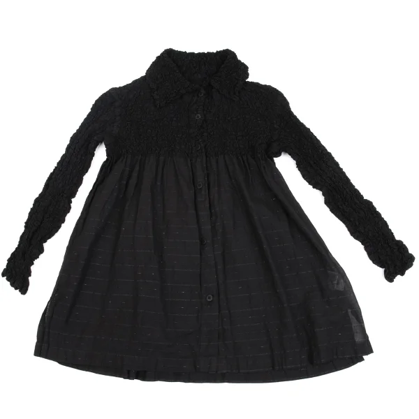 ISSEY MIYAKE me Lame Thread Cauliflower Switch Shirt K-161818_002