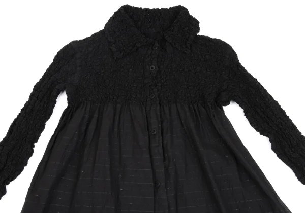 ISSEY MIYAKE me Lame Thread Cauliflower Switch Shirt K-161818_003