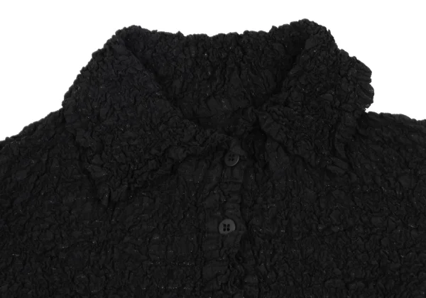ISSEY MIYAKE me Lame Thread Cauliflower Switch Shirt K-161818_004