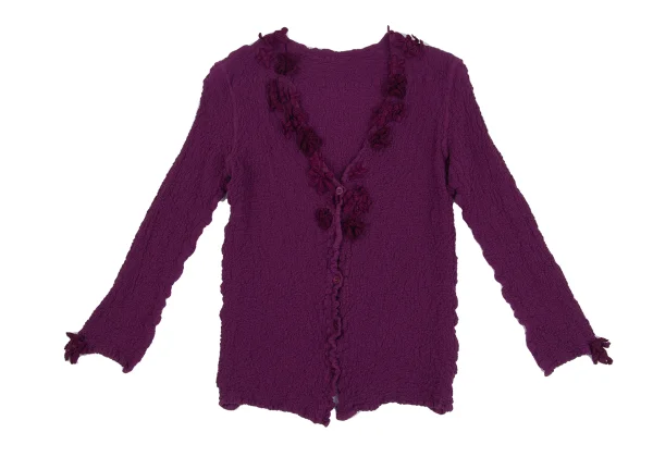 ISSEY MIYAKE me Floral Decoration Cauliflower Cardigan K-161820_002