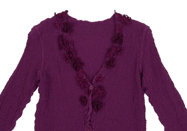 ISSEY MIYAKE me Floral Decoration Cauliflower Cardigan K-161820_003