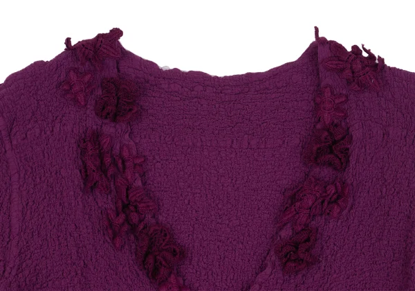 ISSEY MIYAKE me Floral Decoration Cauliflower Cardigan K-161820_004