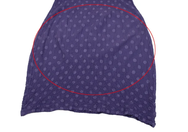 ISSEY MIYAKE me Dot Print Cauliflower Sleeveless Dress K-161823_005