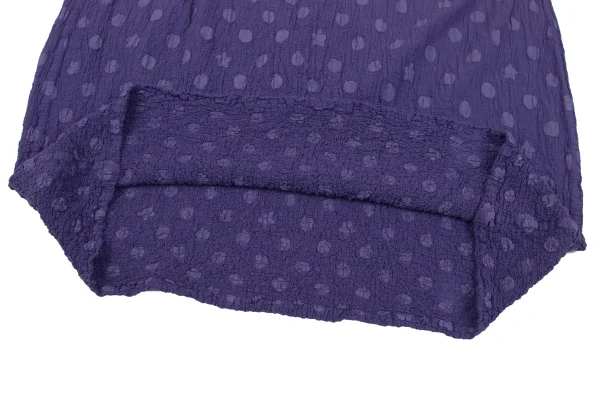 ISSEY MIYAKE me Dot Print Cauliflower Sleeveless Dress K-161823_011