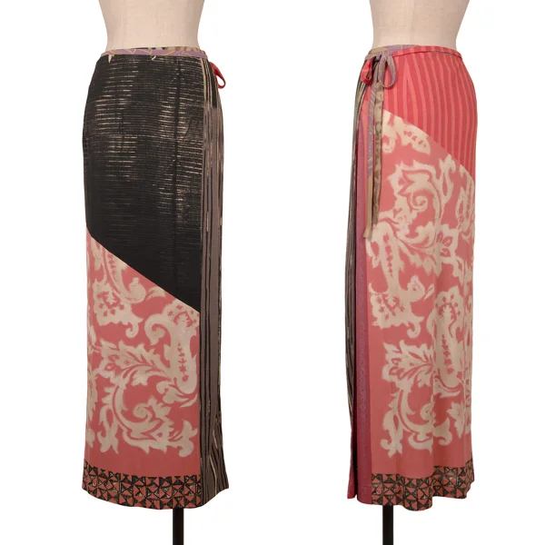 ETRO Graphic Printed Wrap Skirt Multi-Color 44 K-161828_001