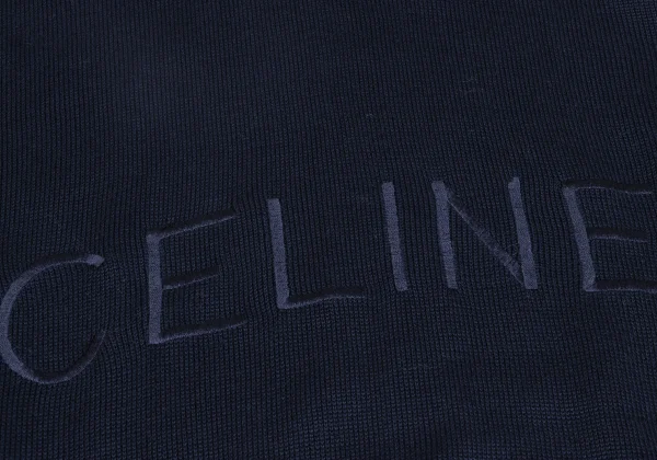 CELINE Logo Embroidery Cotton Knit Sweater K-161829_006