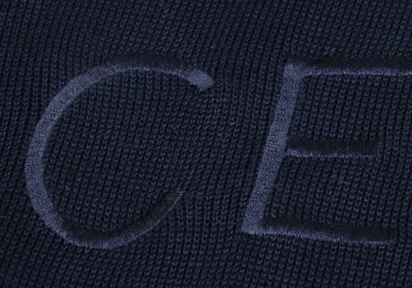 CELINE Logo Embroidery Cotton Knit Sweater K-161829_007
