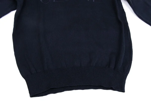 CELINE Logo Embroidery Cotton Knit Sweater K-161829_012