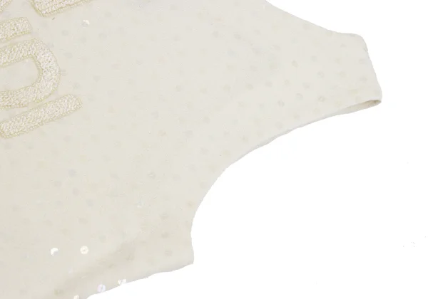 FENDI Logo Embroidery Sequin Sleeveless Knit K-161836_007