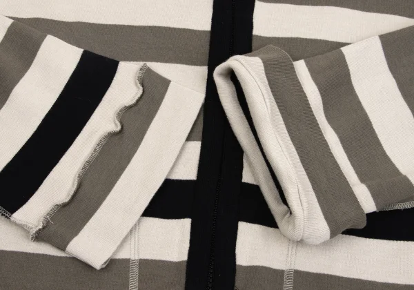 SONIA RYKIEL Inside Out Stripe Zip Cardigan K-161837_007