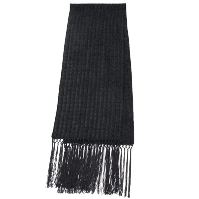 GIORGIO ARMANI Houndstooth Fringe Stole