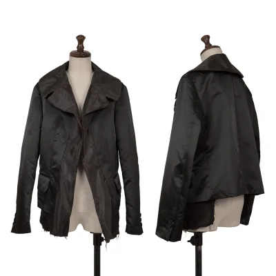 COMME des GARCONS Cutting Wrinkled Polyester Jacket