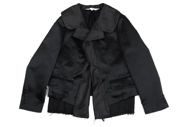 コムコム コムデギャルソンCOMME des GARCONS 裁ち切り切替シワ