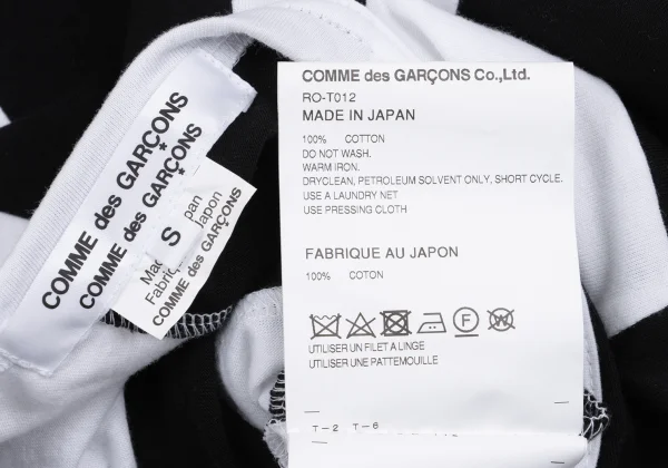 COMME des GARCONS Check Switching Twist T Shirt K-161844_009