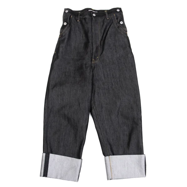 JUNYA WATANABE Roll Up Dropped Crotch Jeans Navy XS K-161848_001