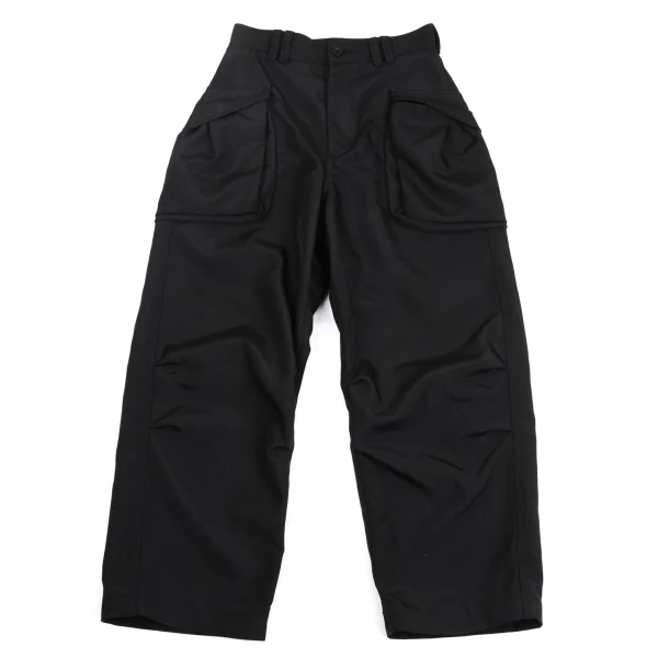 JUNYA WATANABE Poly Pocket Design Wide Pants Black XS K-161849_001