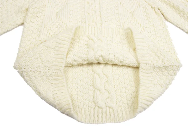 Maison Martin Margiela 10 Low Gauge Crushed Cable Knit Sweater K-161850_010