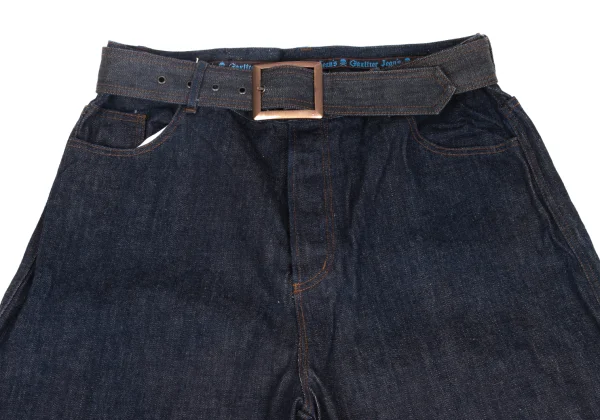 GAULTIER JEAN'S Belted Super Wide Jeans K-161853_002