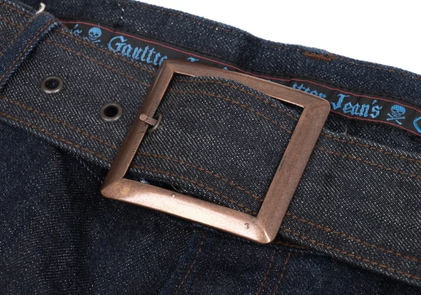 GAULTIER JEAN'S Belted Super Wide Jeans K-161853_003