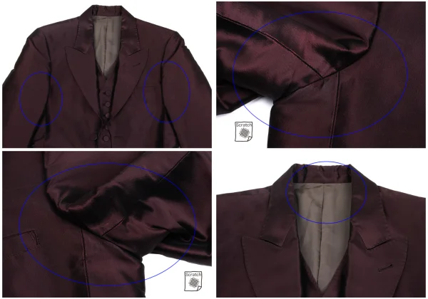 Jean Paul GAULTIER HOMME Poly Blend Shiny Jacket K-161858_002