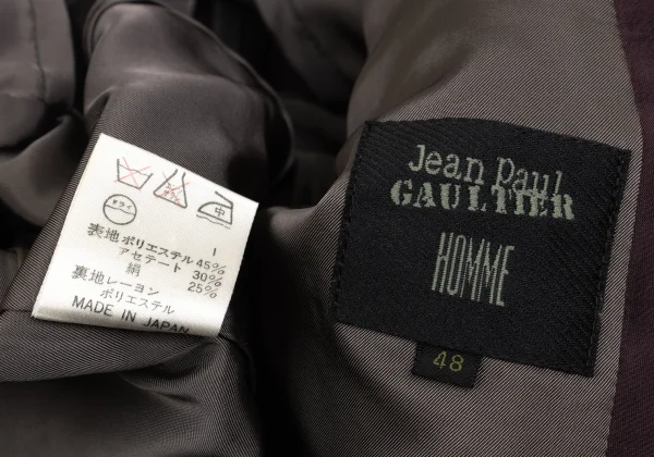 Jean Paul GAULTIER HOMME Poly Blend Shiny Jacket K-161858_020