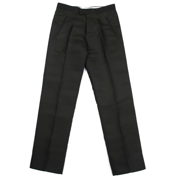 ジャンポールゴルチエ オムJean Paul GAULTIER HOMME ポリ混センタープレスパンツ 深緑48 K-161860_001