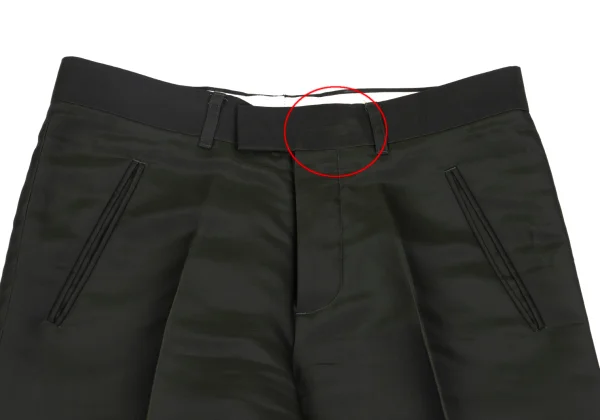 ジャンポールゴルチエ オムJean Paul GAULTIER HOMME ポリ混センタープレスパンツ 深緑48 K-161860_002