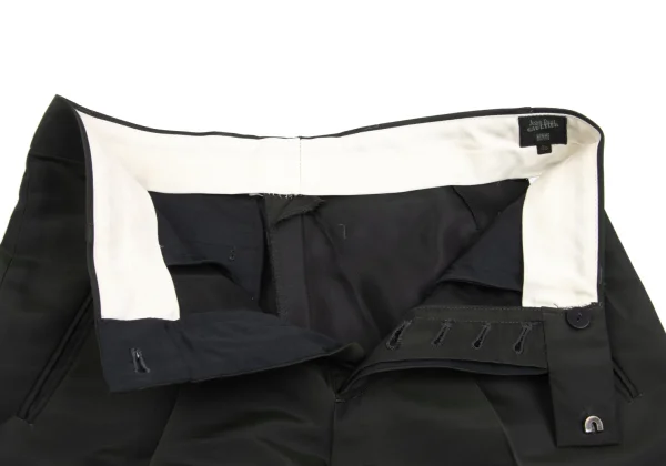ジャンポールゴルチエ オムJean Paul GAULTIER HOMME ポリ混センタープレスパンツ 深緑48 K-161860_005