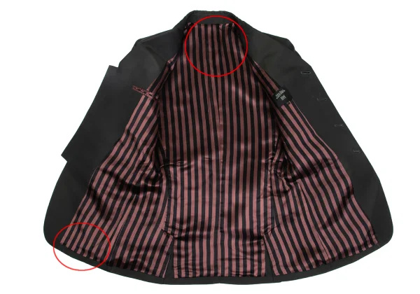 Jean Paul GAULTIER HOMME Poly Blend Striped Lining Jacket & Pants K-161861_009