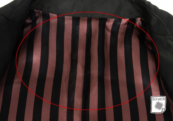 Jean Paul GAULTIER HOMME Poly Blend Striped Lining Jacket & Pants K-161861_010
