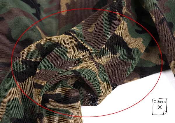Jean Paul GAULTIER CLASSIQUE Camouflage Printed Mesh T-shirt K-161863_005