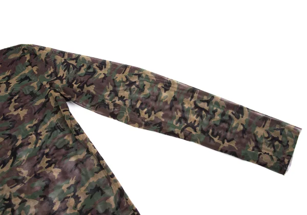 Jean Paul GAULTIER CLASSIQUE Camouflage Printed Mesh T-shirt K-161863_006