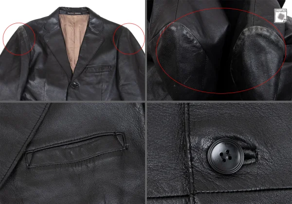 Jean Paul GAULTIER HOMME objet Sheep Leather Jacket K-161864_002