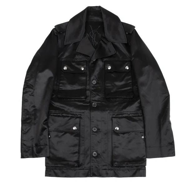 Yves Saint Laurent rive gauche Pocket Design Jacket Black 44 K-161868_001