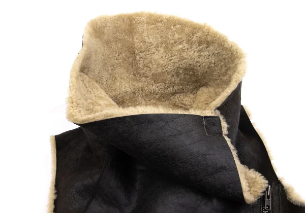 HELMUT LANG Sheep leather Mouton Vest K-161870_005