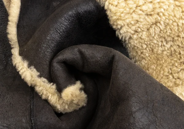 HELMUT LANG Sheep leather Mouton Vest K-161870_015