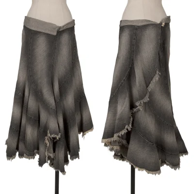 JUNYA WATANABE COMME des GARCONS Cut Off Denim Skirt