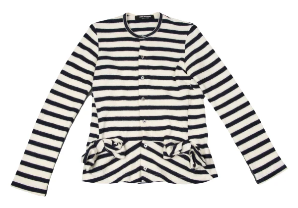 JUNYA WATANABE COMME des GARCONS Wool Ribbon Design Stripe Cardigan K-161873_002