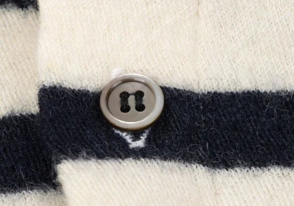 JUNYA WATANABE COMME des GARCONS Wool Ribbon Design Stripe Cardigan K-161873_004