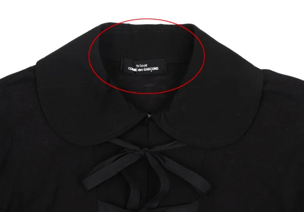 tricot COMME des GARCONS Cord Design Round Collar Shirt K-161875_004
