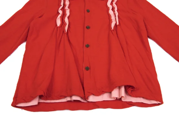 tricot COMME des GARCONS Dyed Frill Design Knit Shirt K-161876_009