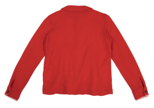 tricot COMME des GARCONS Dyed Frill Design Knit Shirt K-161876_012